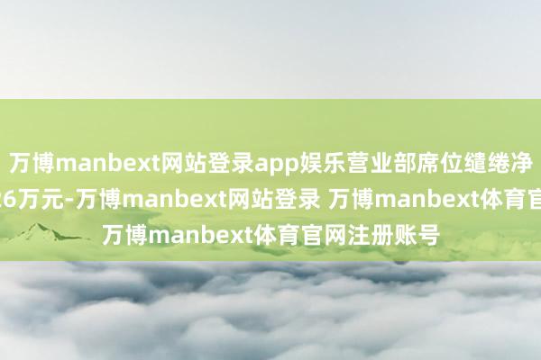 万博manbext网站登录app娱乐营业部席位缱绻净买入3368.26万元-万博manbext网站登录 万博manbext体育官网注册账号